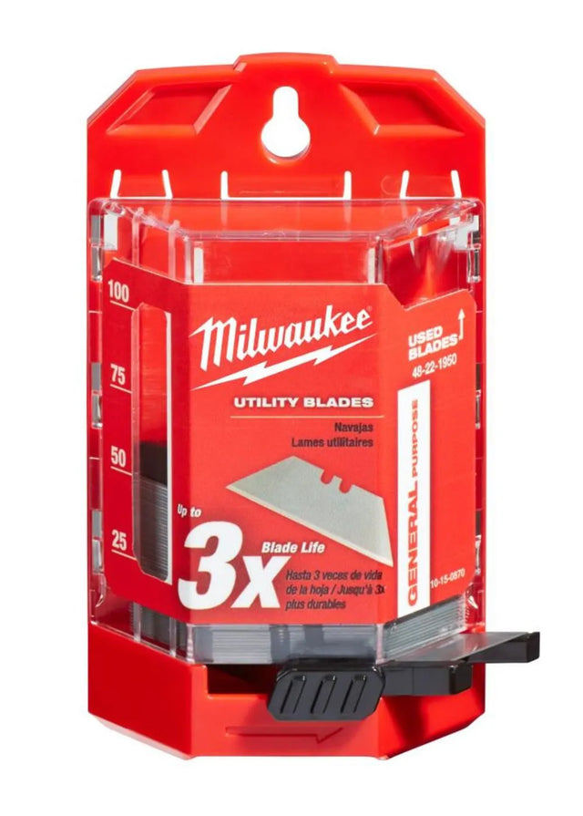 Milwaukee General Purpose Utility Blades 50 Pc