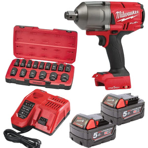 Milwaukee Impact Wrench & Socket Bundle