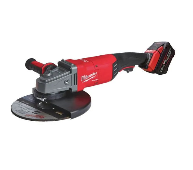 Milwaukee M18 FUEL 230mm Braking Grinder with Paddle Switch - M18 FLAG230XPDB-121C, 12.0Ah Kit
