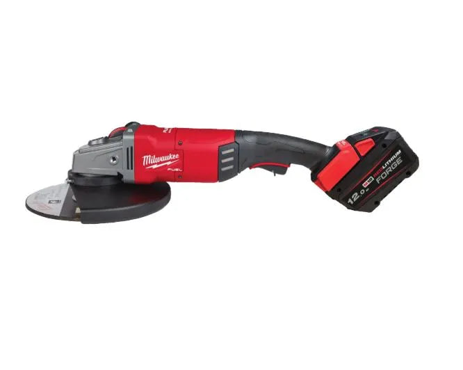 Milwaukee M18 FUEL 230mm Braking Grinder with Paddle Switch - M18 FLAG230XPDB-121C, 12.0Ah Kit
