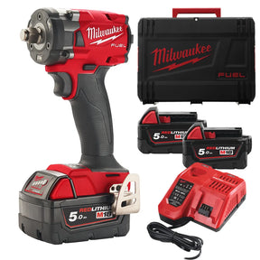 Milwaukee M18 FUEL ½" Compact Impact Wrench | 339 Nm Torque with 4-Mode DRIVE CONTROL