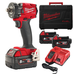 Milwaukee M18 FUEL ½" Compact Impact Wrench | 339 Nm Torque with 4-Mode DRIVE CONTROL