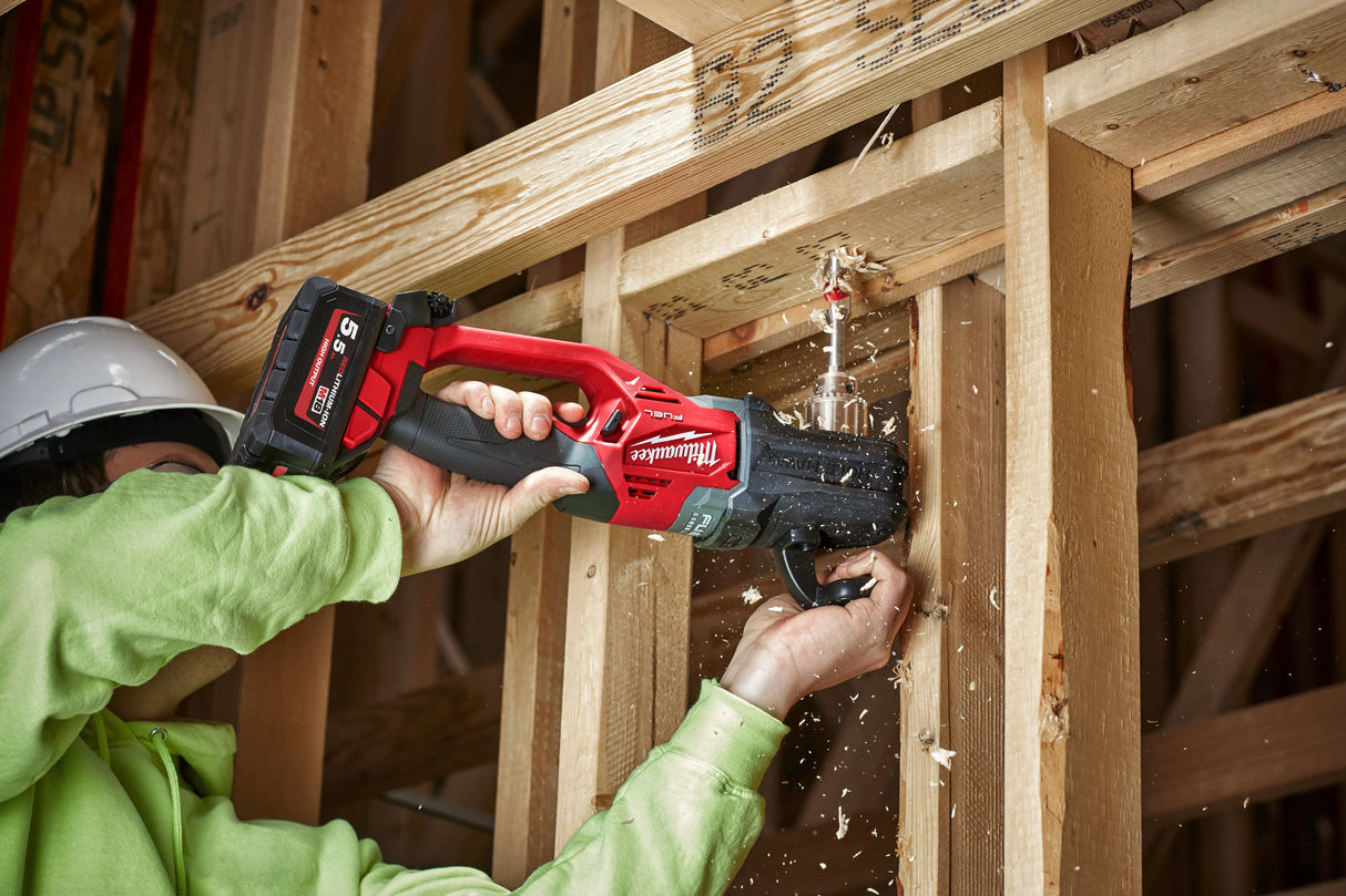 Milwaukee M18 FUEL Right Angle Drill Hole Hawg 18V Cordless Wood Drill (Body Only)