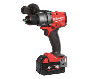 Milwaukee M18FPD3-502X M18 Fuel Gen 4 Percussion Combi Drill - 2x5Ah Batteries, Charger & Case