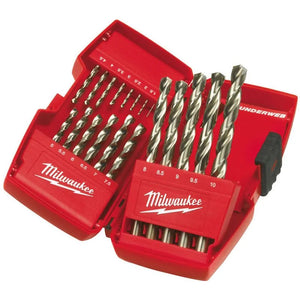 Milwaukee Thunderweb HSS-G 19-Piece Metal Drill Bit Set - High-Durability Precision Bits