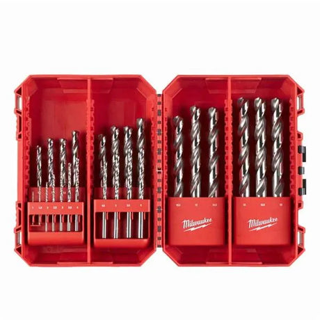 Milwaukee THUNDERWEB Metal Drill Bit Set HSS-G DIN338 (25pc) - 1mm to 13mm in ABS Case