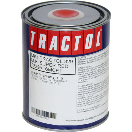 Tractol Paint 1L Massey Ferguson Super Red - MK1