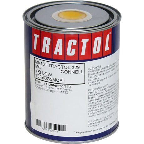 Tractol Paint 1L Yellow McConnell - MK161