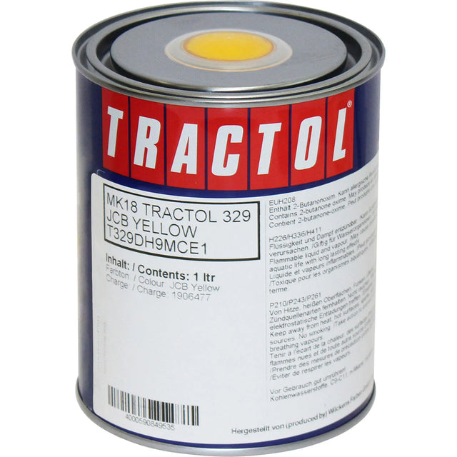 Tractol Paint 1L JCB Yellow - MK18
