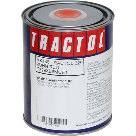 Tractol Paint 1L Kuhn Red - MK186