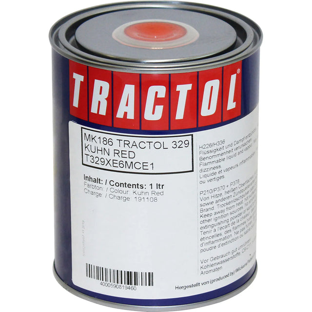 Tractol Paint 1L Kuhn Red - MK186