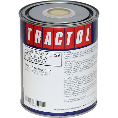 Tractol Paint 1L Hitachi Cab Grey - MK329