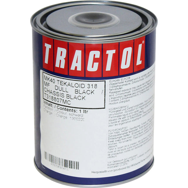 Tractol Paint 1L Dull Black - MK40