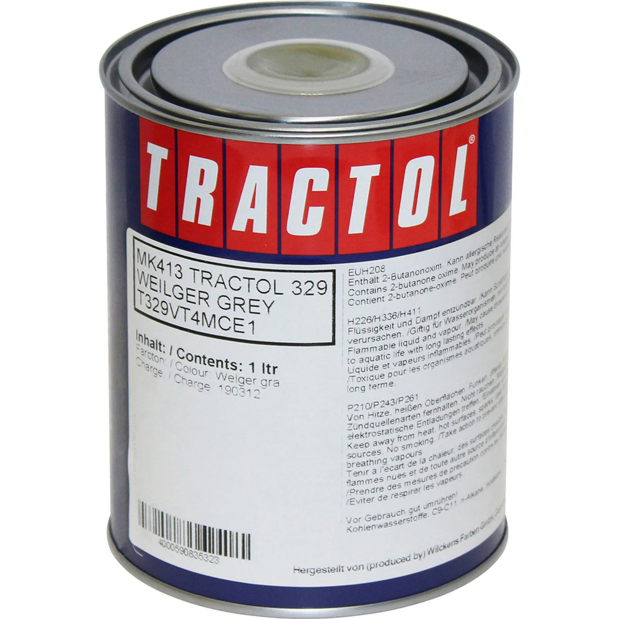 Tractol Paint 1L Welger Grey - MK413