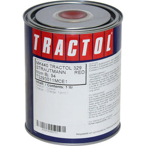 Tractol Strautmann Red 1L – High Gloss Agricultural & Construction Equipment Paint - MK440