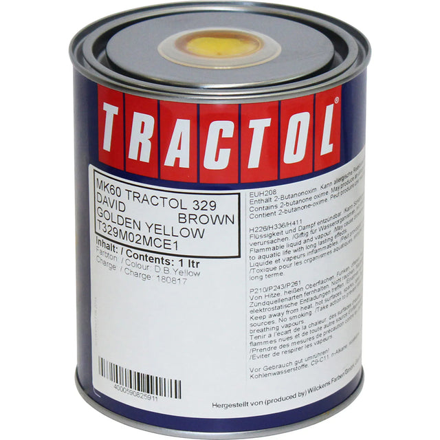 Tractol Paint 1L David Brown Yellow - MK60