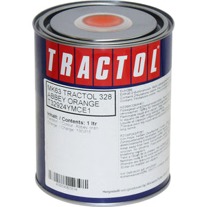 Tractol Paint 1L Abbey Orange - MK63