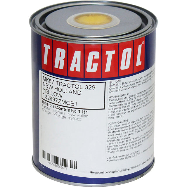 Tractol Paint 1L New Holland Yellow - MK67
