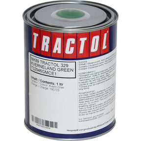 Tractol Kverneland Green High Gloss Paint (T32746G) - 1 Litre for Agricultural & Construction Equipment - MK89