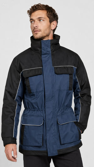 Sioen Palmer Winter Parka Jacket Navy