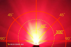 Moon Sport Helix Sense 450 Bike Light | 450 Lumen Rear LED with Smart Sensing and Braking Light