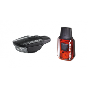 Moon Sport Mizar (40lm) & Alcor (15lm) Light Set | USB Rechargeable | Front & Rear Bike Lights