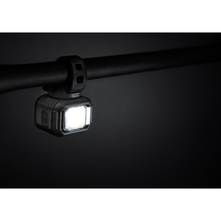 Moon Titan Mini Bike Light Black - 700 Lumen Front Light, USB Rechargeable