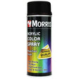 Morris Acrylic Spray Paint Jet Black 400ml - RAL 9005