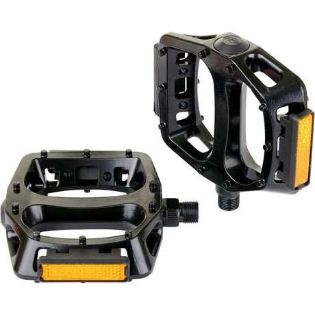 Essential Alloy Platform Pedals | 9/16" Thread | MTB & BMX | Moulded Pins