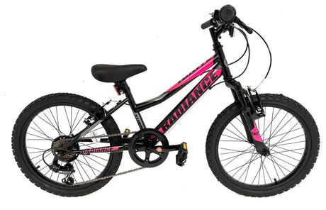 IGNITE Radiance Girls 20" Bike - 6-Speed Shimano, Front Suspension, Junior MTB