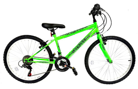 Ignite Dynamite 24" Wheel Boys MTB Neon Green