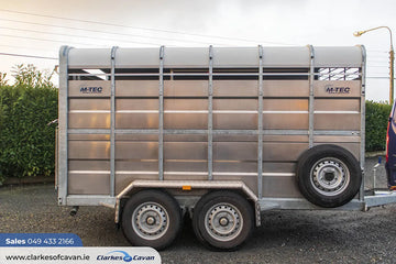 M-Tec 12ft x 6ft Twin Axle Livestock Trailer