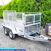 M-Tec 8ft x 4ft 2" Twin Axle Trailer
