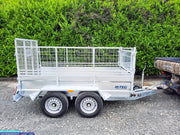 M-Tec 8ft x 4ft 2" Twin Axle Trailer