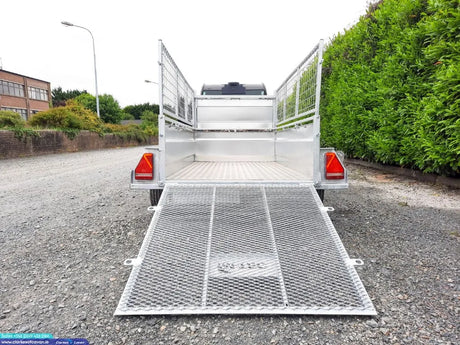 M-Tec 8ft x 4ft 2" Twin Axle Trailer