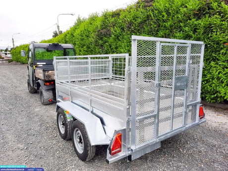 M-Tec 8ft x 5ft Twin Axle Trailer