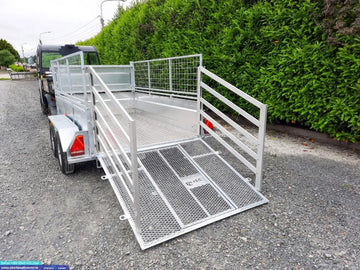 M-Tec 8ft x 5ft Twin Axle Trailer