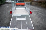M-Tec 7ft4" x 4ft 4" Quad Master Trailer with Side Access Gate