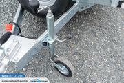 M-Tec 8ft x 4ft Trailer with Rear Access Gate & Canopy