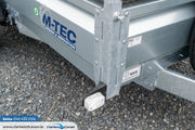 M-Tec 8ft x 4ft Trailer with Rear Access Gate & Canopy