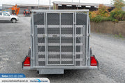 M-Tec 8ft x 4ft Trailer with Rear Access Gate & Canopy