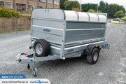 M-Tec 8ft x 4ft Trailer with Rear Access Gate & Canopy