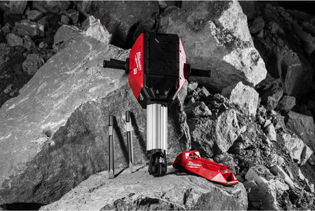 Milwaukee MX Fuel 25KG Class 28mm Hex Demolition Hammer + x2 Free Batteries