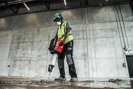 Milwaukee MX Fuel 25KG Class 28mm Hex Demolition Hammer + x2 Free Batteries