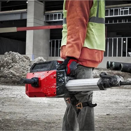 Milwaukee MX Fuel 25KG Class 28mm Hex Demolition Hammer + x2 Free Batteries