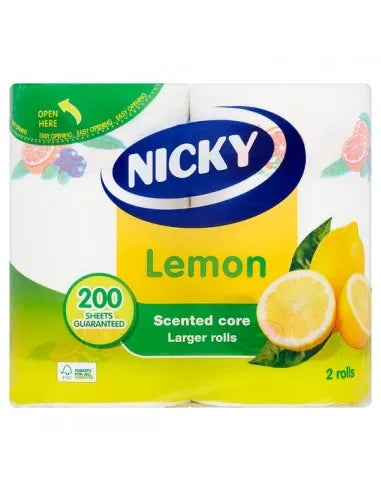 Nicky Lemon Kitchen Roll 2 Pack