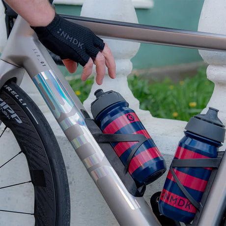 REKON Navy/Red Bidon | 500ml Biobased Leakproof Cycling Water Bottle