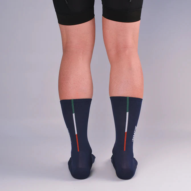 NMDK SQUADRA CORSA Performance Cycling Socks - Navy  | PROLEN Thermoregulating Sock
