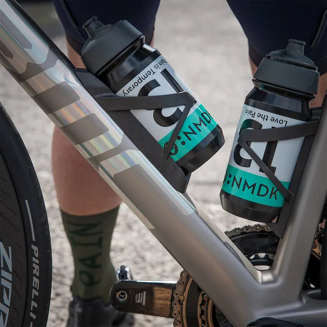 RULE #13 Black/Mint Bidon | 500ml Biobased Leakproof Cycling Water Bottle