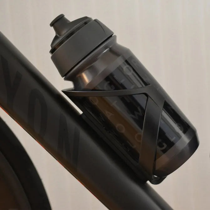 WATT UP Bidon Smoke/Black | 500ml Premium Leakproof Cycling Water Bottle